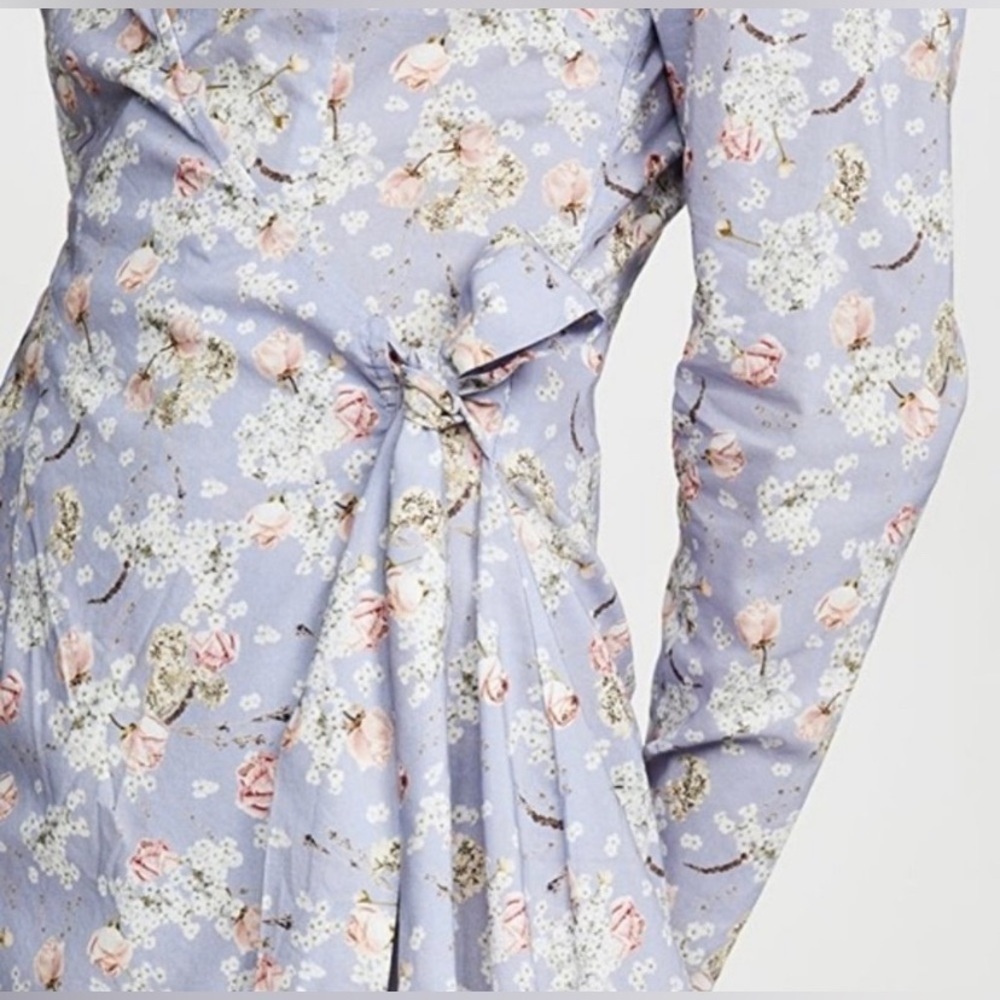WEWOREWHAT Dry Flowers Blanca Dress, Size M - Picture 3 of 13